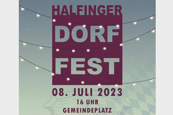 Dorffest Halfing 2023