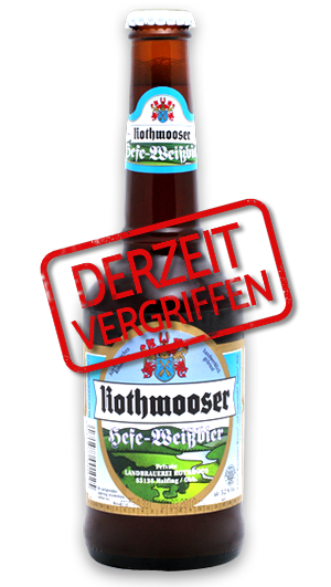 Rothmooser Hefe-Weißbier 0,3er derzeit vergriffen